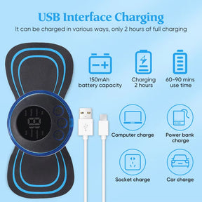 Electric EMS Massager for Muscle, Foot, and Joint Stimulation